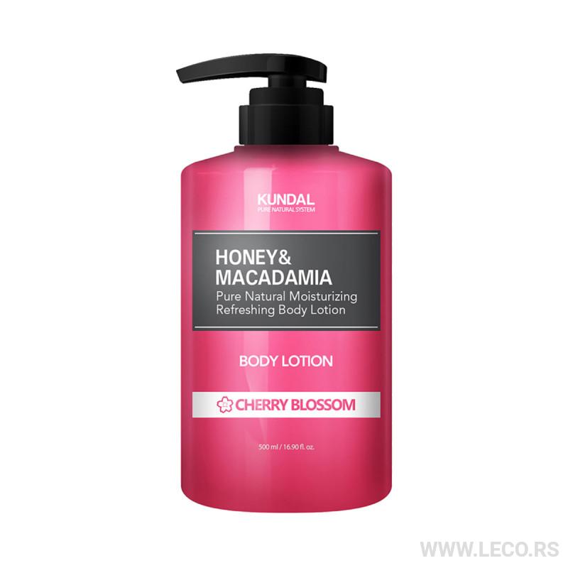 KUNDAL Honey&Macadamia Pure Body Lotion 500ml Cherry Blossom