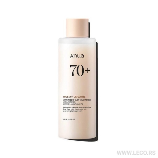 ANUA Rice 70 Glow Milky Toner 250ml