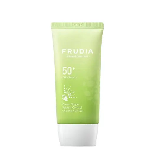 [135] Frudia Green Grape Sebum Control Cooling Sun Gel 50gr