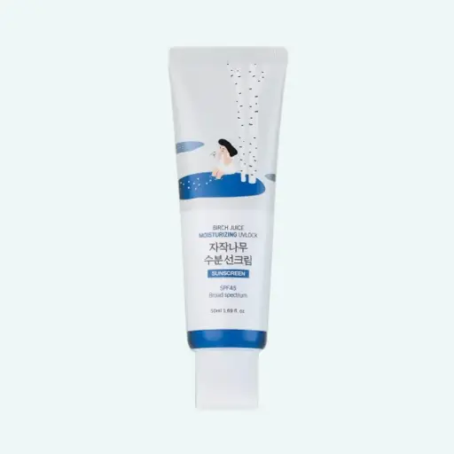 [192] ROUND LAB Birch Juice Moisturizing Sun Cream SPF50+ PA++++ 50ml