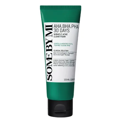[200] SOME BY MI AHA BHA PHA 30 Days Miracle Acne Clear Foam 100ml